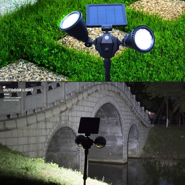 Solar Robot LED Spotlight – Dual Head Motion Sensor