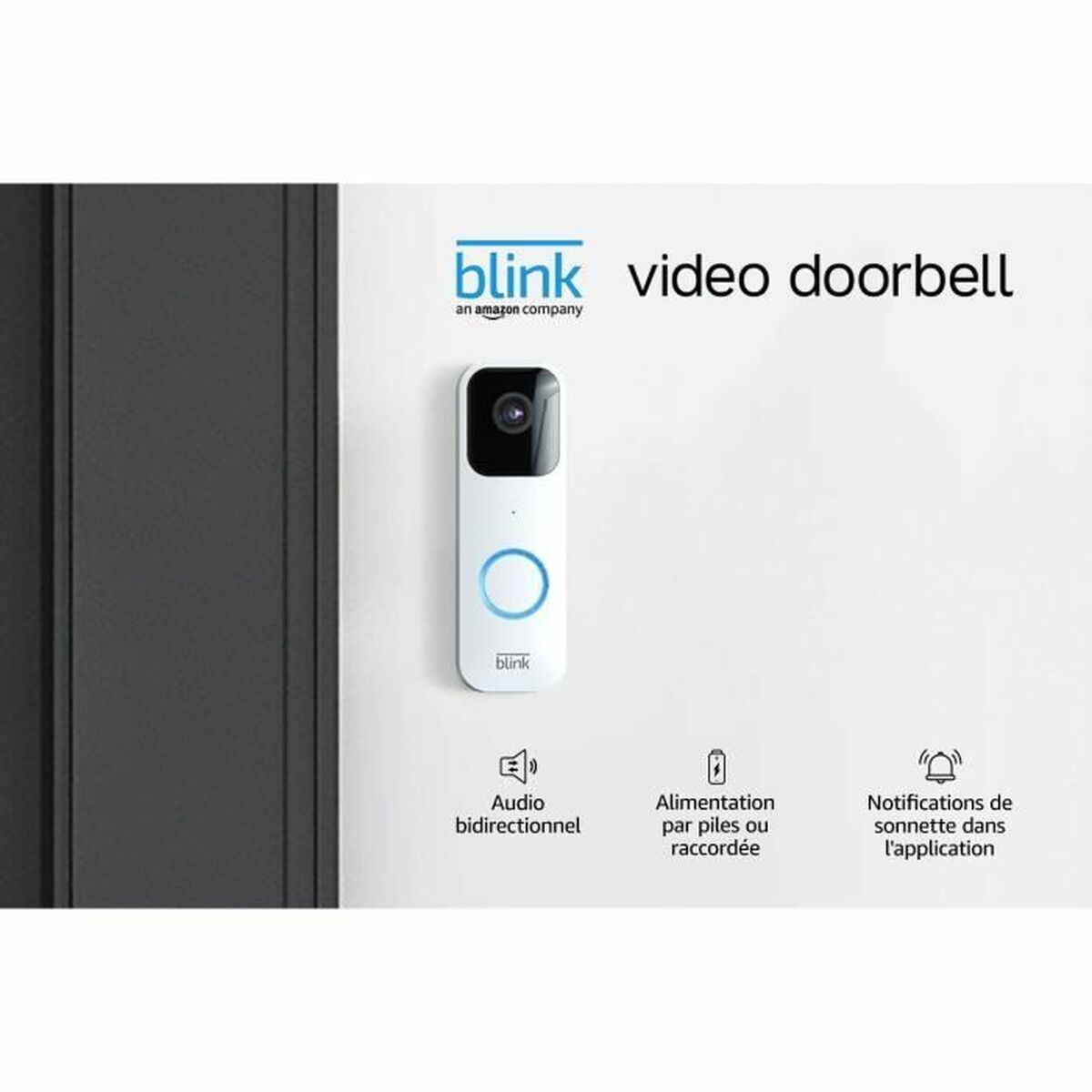 Wireless Doorbell Kit – 2 Ringers & 1 Plug-In Chime Receiver