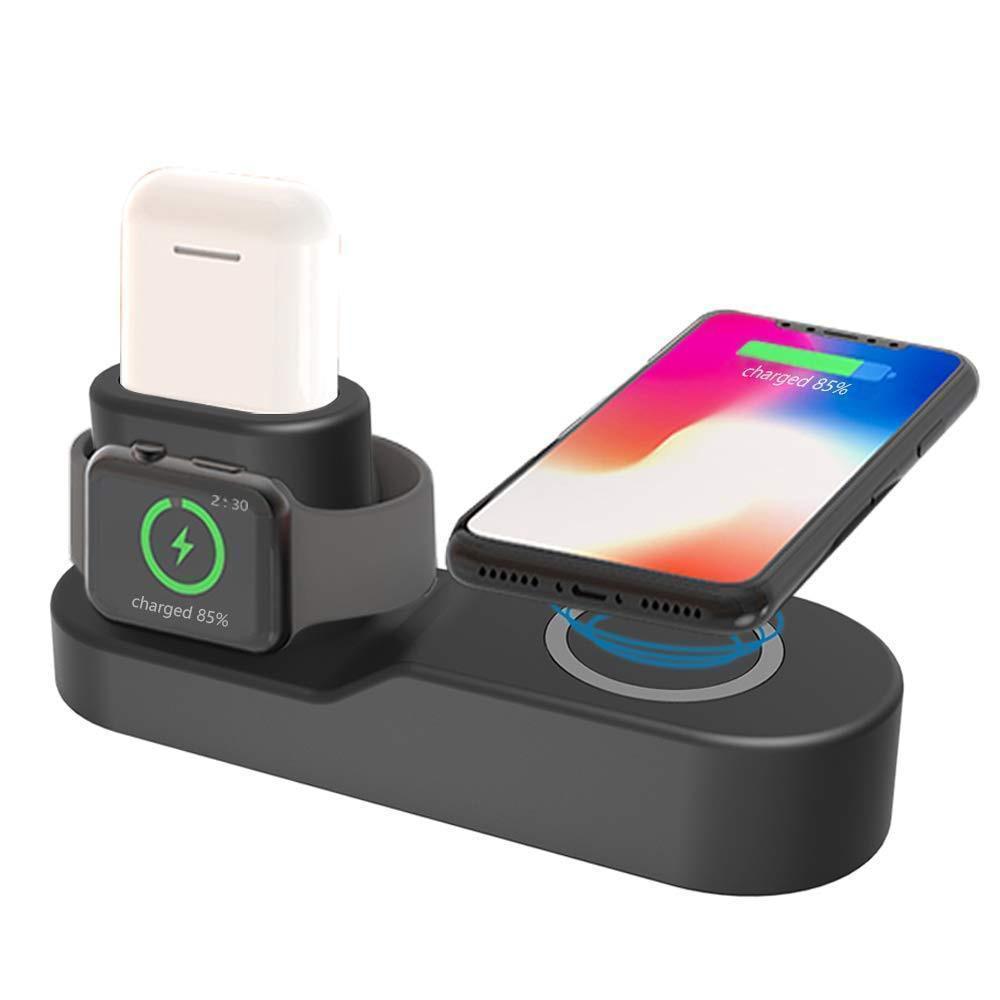 W3 Wireless Charger – 3-in-1 & 4-in-1 for Phone, Watch, Headset