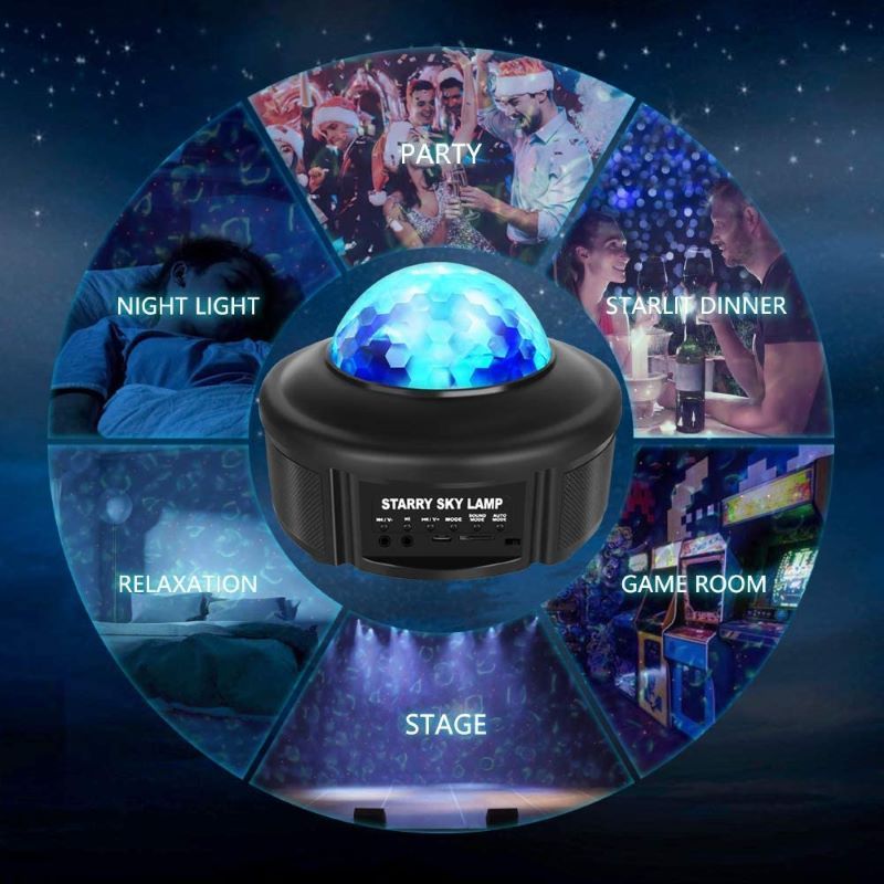 Bluetooth Starry Sky Projector – Music & Mood Lighting