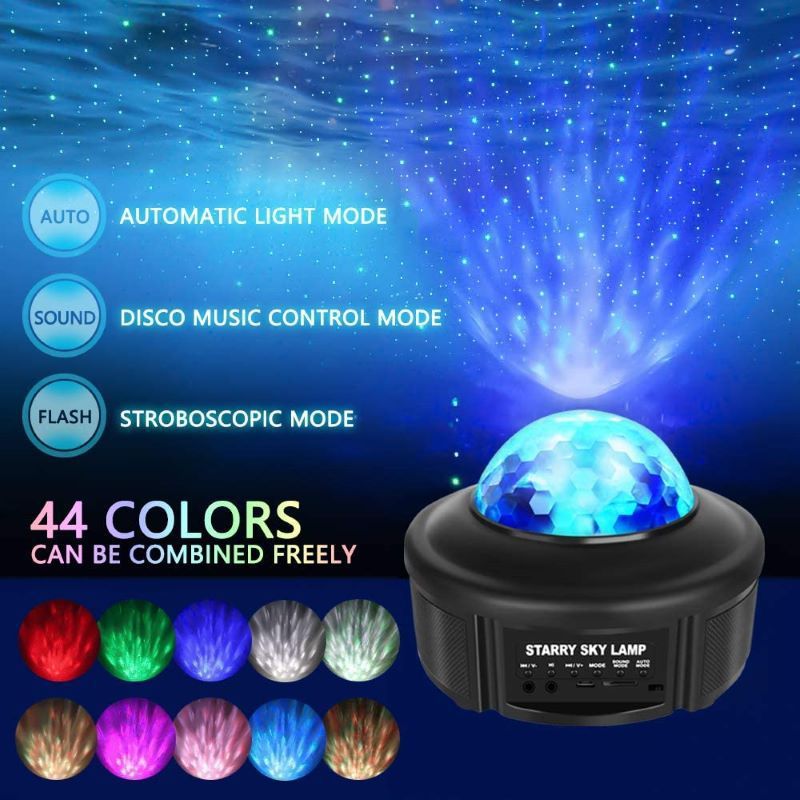 Bluetooth Starry Sky Projector – Music & Mood Lighting