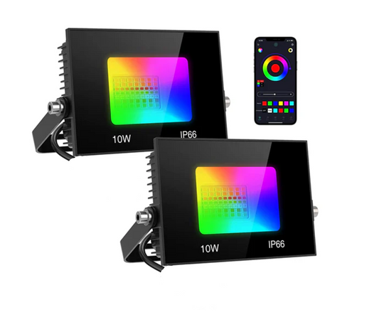 Smart Garden Lights – 10W RGBW WiFi Tuya Compatible (2 Pack)