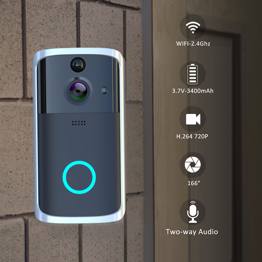 WiFi Video Doorbell Camera – HD Security with Night Vision