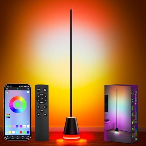 Keepsmile Smart Corner Floor Lamp LED Light with Remote