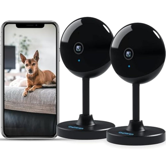 Owltron 2K Indoor WiFi Camera – 2 Pack