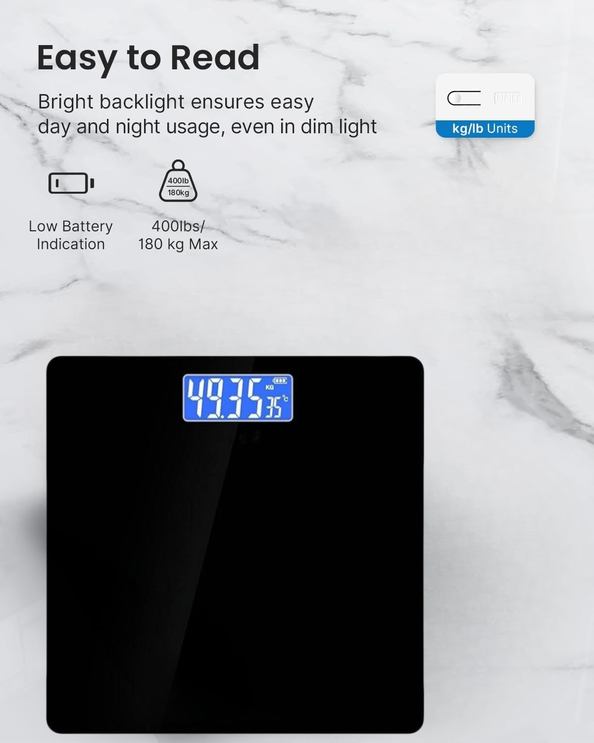 Weighing Scales Digital Electronic Bathroom Scales For Body Weight Accurate