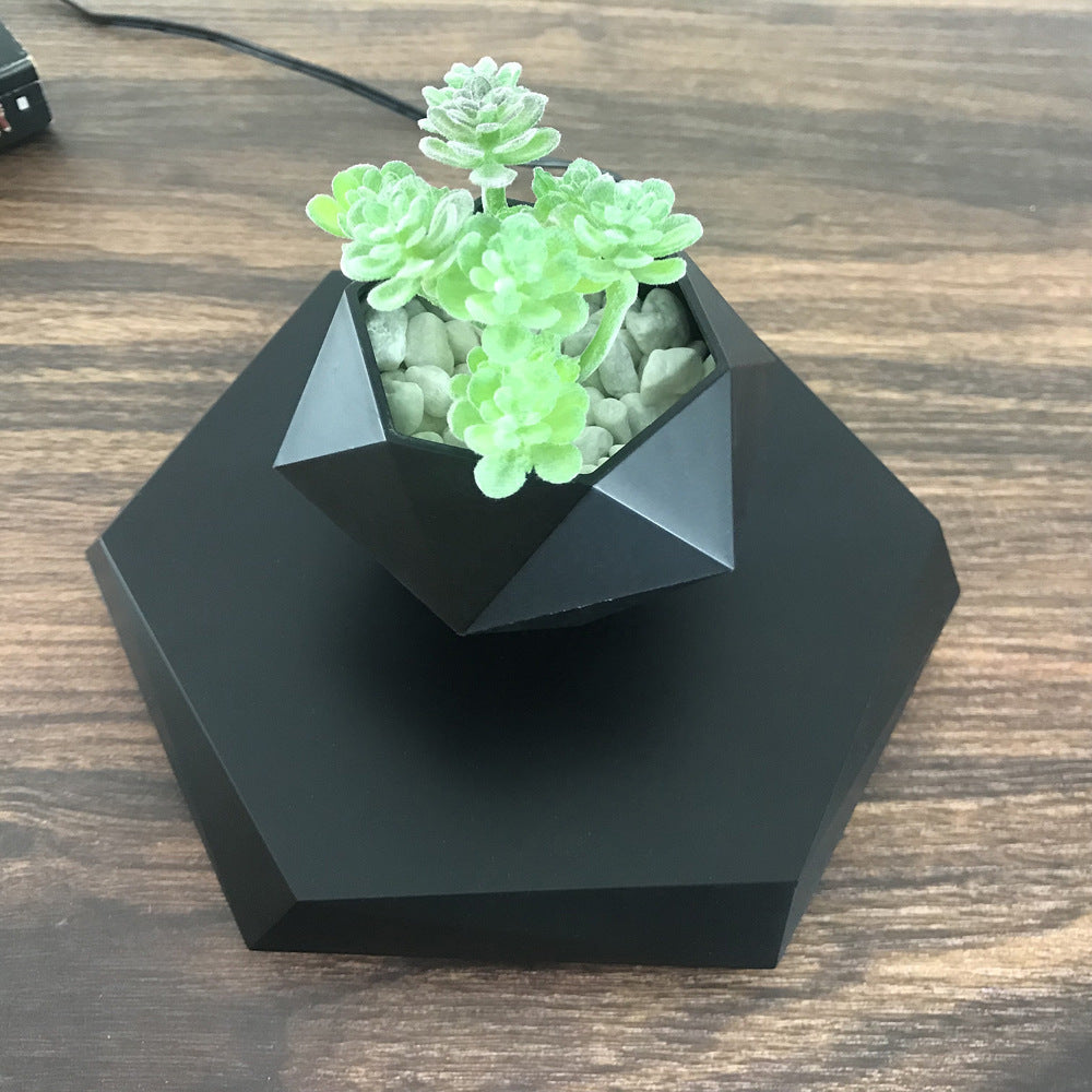 Floating Magnetic Levitating Flower Pot – Unique Home Decor