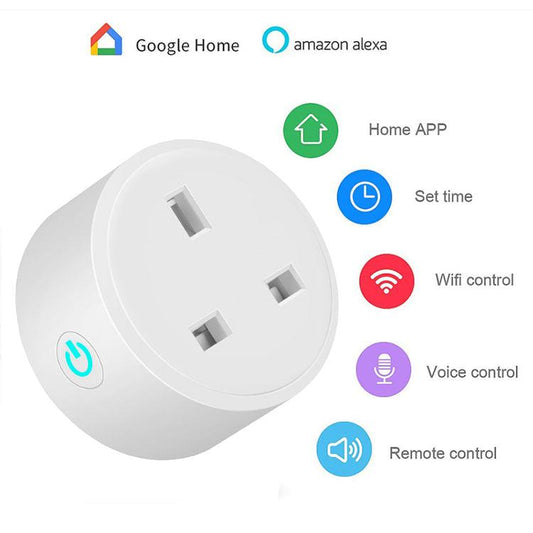 Twin Pack WiFi Smart Plugs – 16A Alexa/Google Compatible
