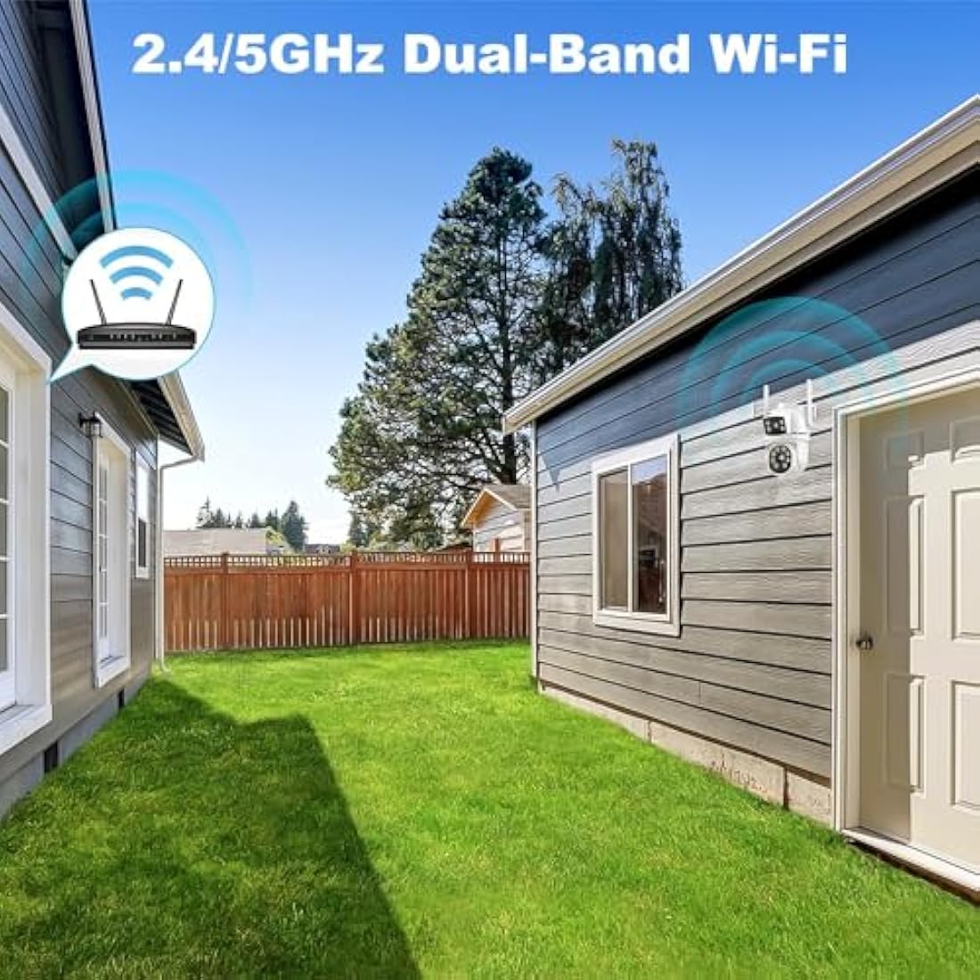 GENBOLT Outdoor WiFi Camera – Dual Lens