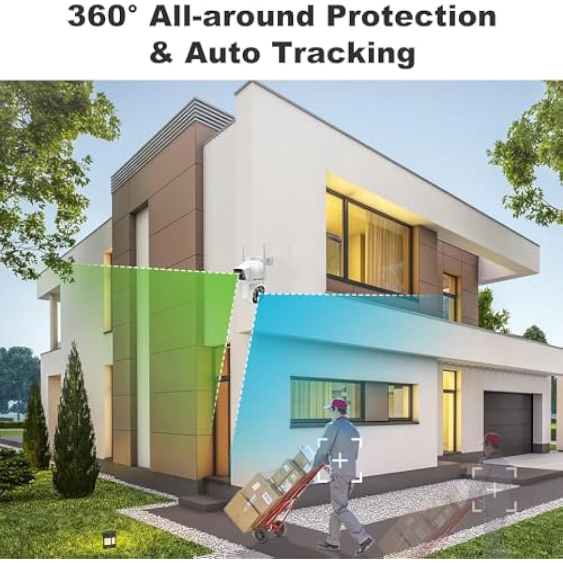 GENBOLT Outdoor WiFi Camera – Dual Lens