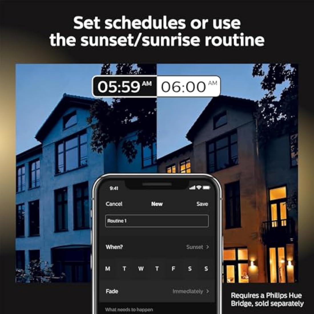 Philips Hue Impress White and Colour Ambiance Pedestal Low Voltage. For Outdoor Lighting, Patio, Terrace, Garden.