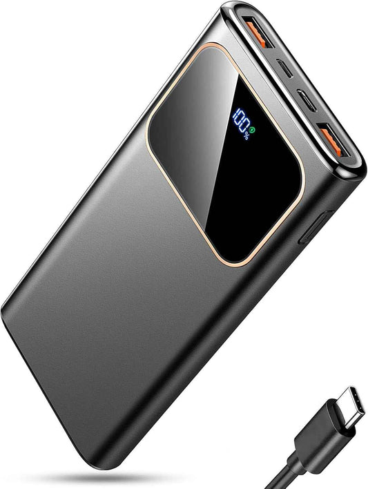 Power Bank 10000mAh – Fast Charging USB-C PD & LED Display