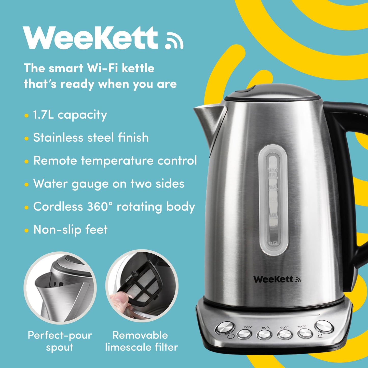 Alexa Smart Kettle – Variable Temperature Control