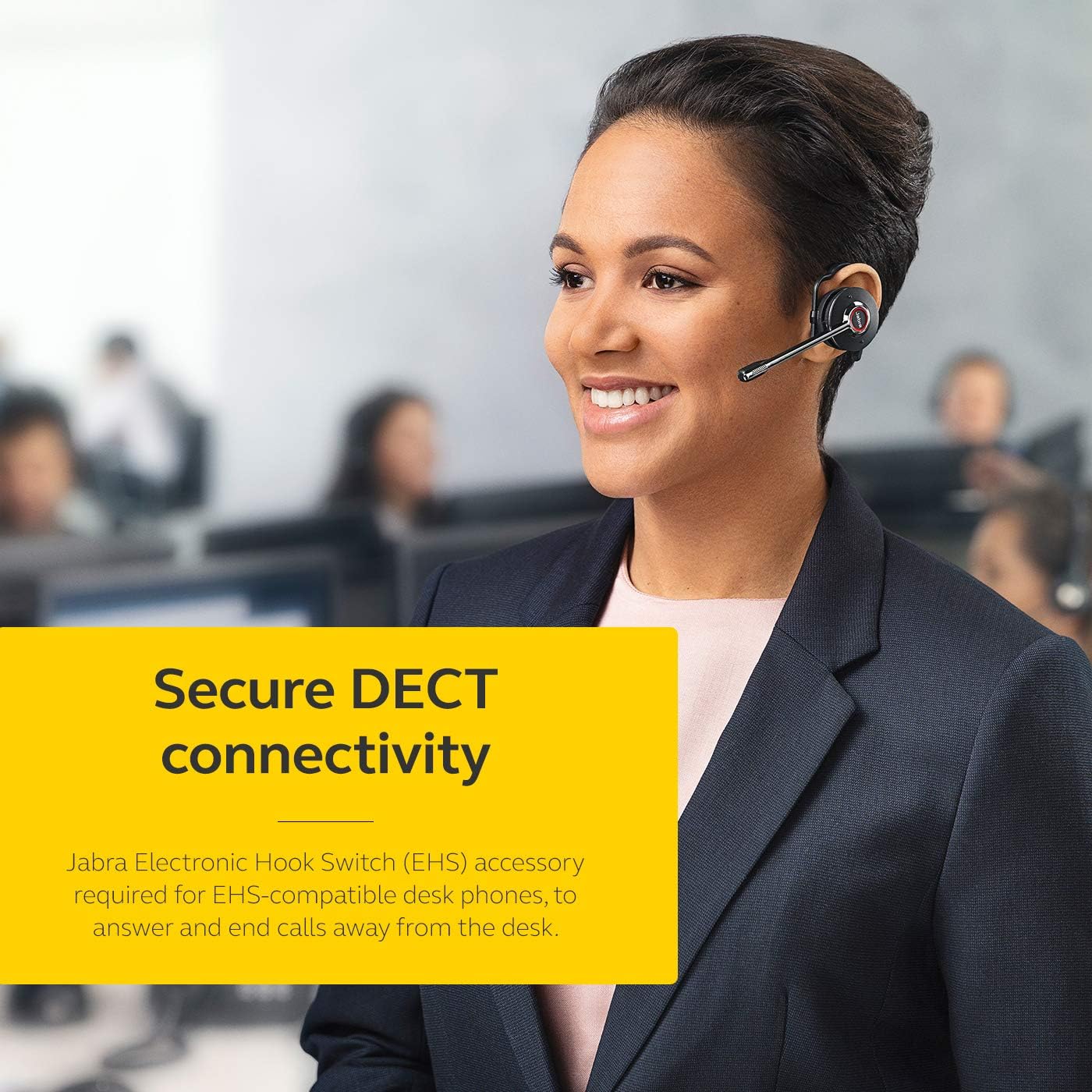 Jabra Engage 65 Wireless Headset – Convertible DECT On-Ear