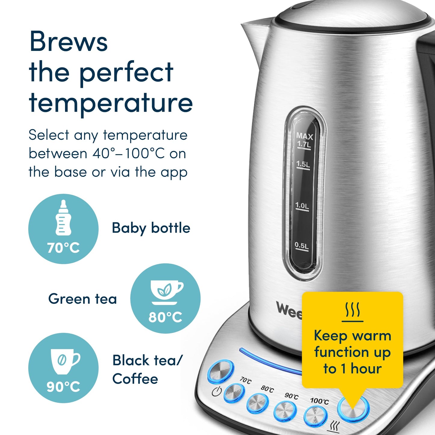 Alexa Smart Kettle – Variable Temperature Control