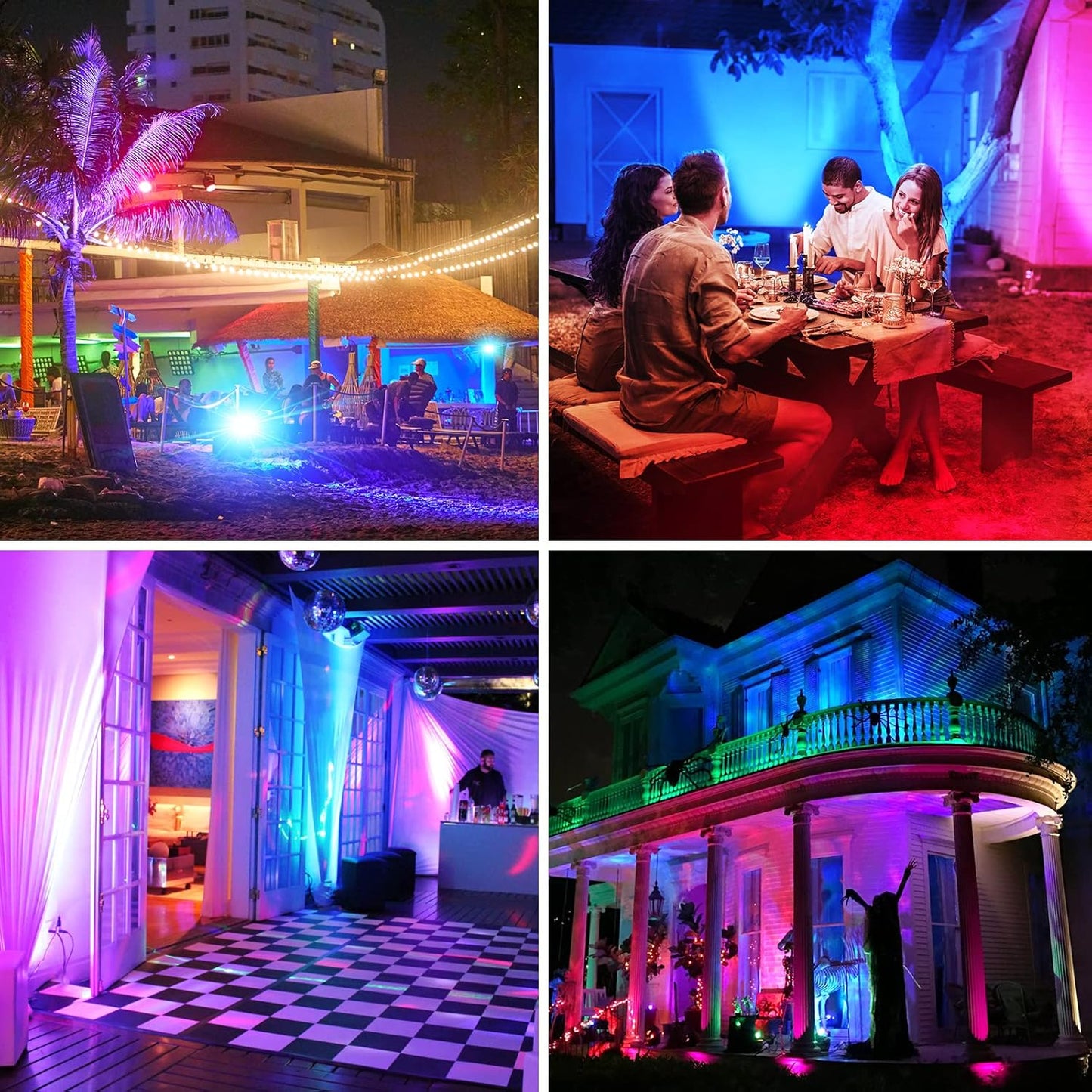 Smart Garden Lights – 10W RGBW WiFi Tuya Compatible (2 Pack)