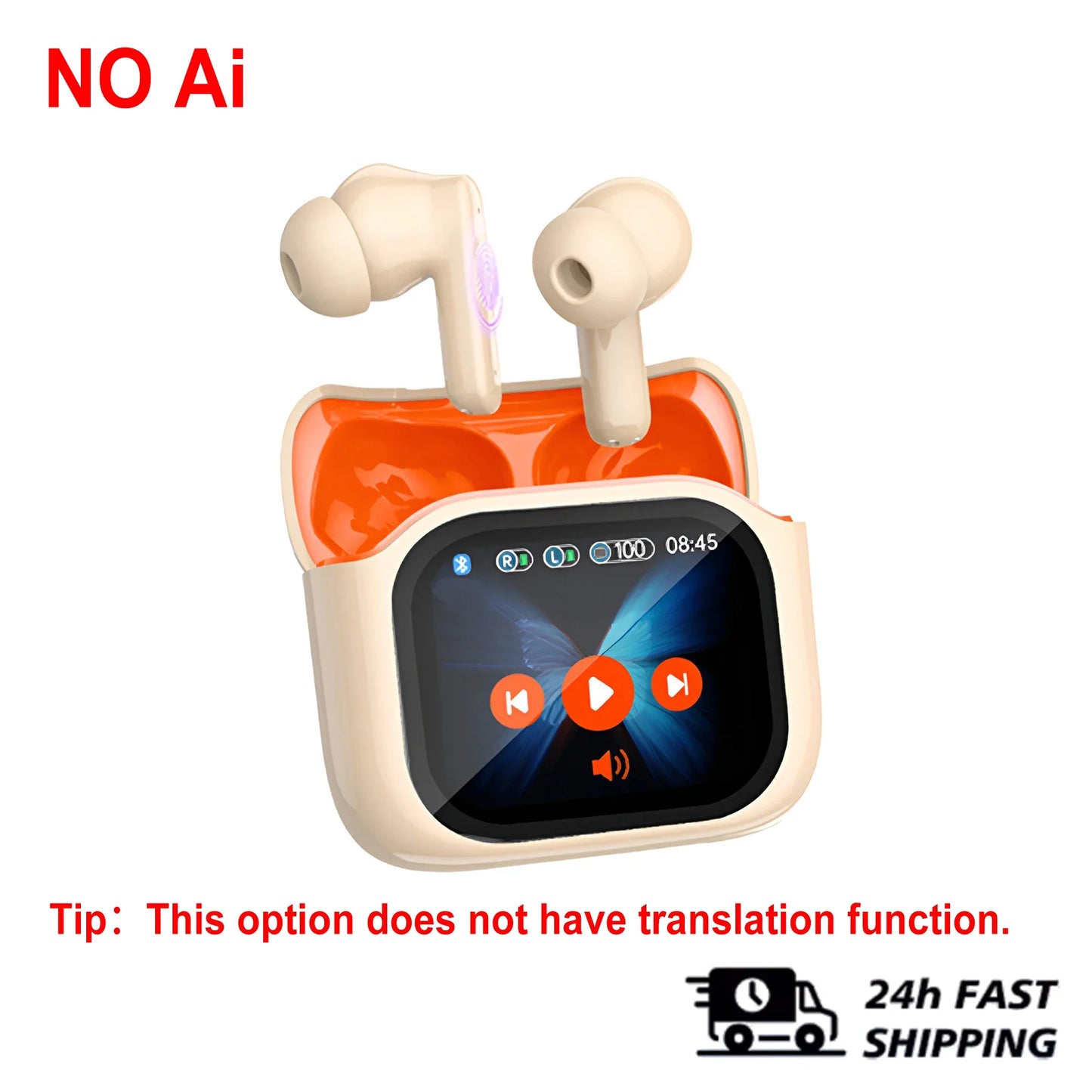 Touch Screen Translator Earbuds Wireless Bluetooth Headphones 144 Languages Translation have Noise Cancelling Business Headset (Copy)