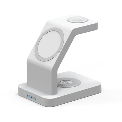 Multi-function Magnetic Wireless Charger Stand for iPhone & iWatch & AirPods