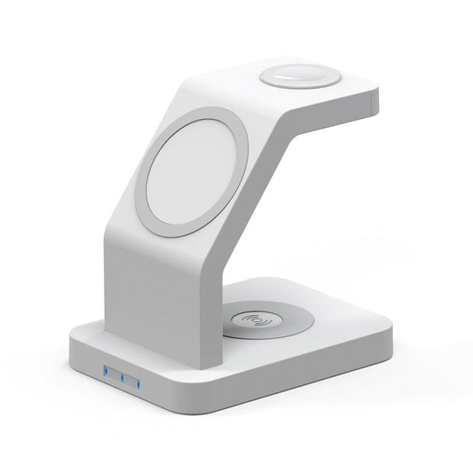 Multi-function Magnetic Wireless Charger Stand for iPhone & iWatch & AirPods
