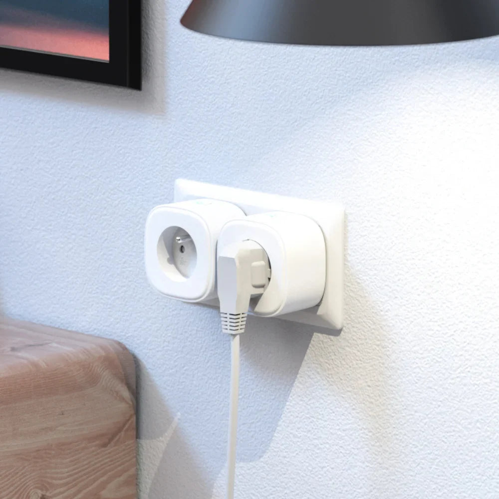 Smart WiFi Plug FR Socket – Timer, Alexa & Google Compatible