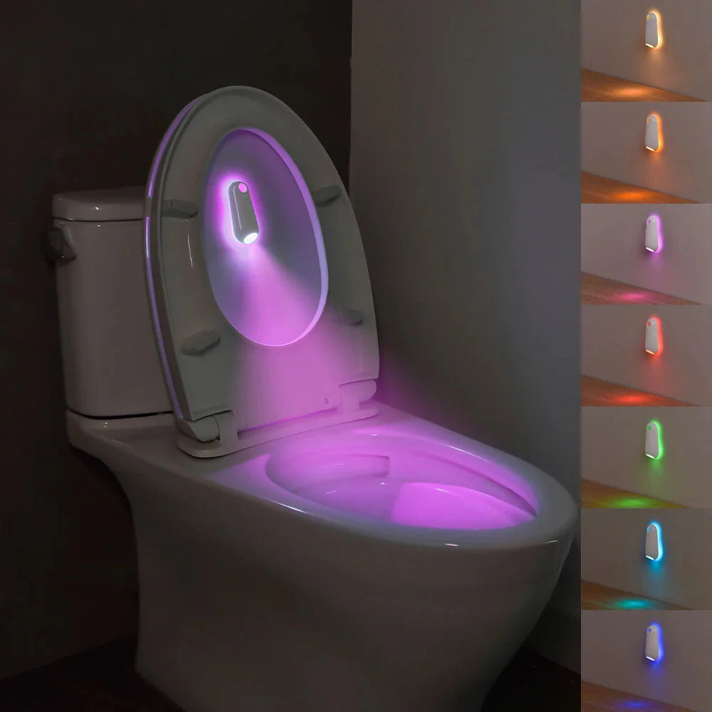 Smart LED Toilet Night Light – Motion Sensor Activated