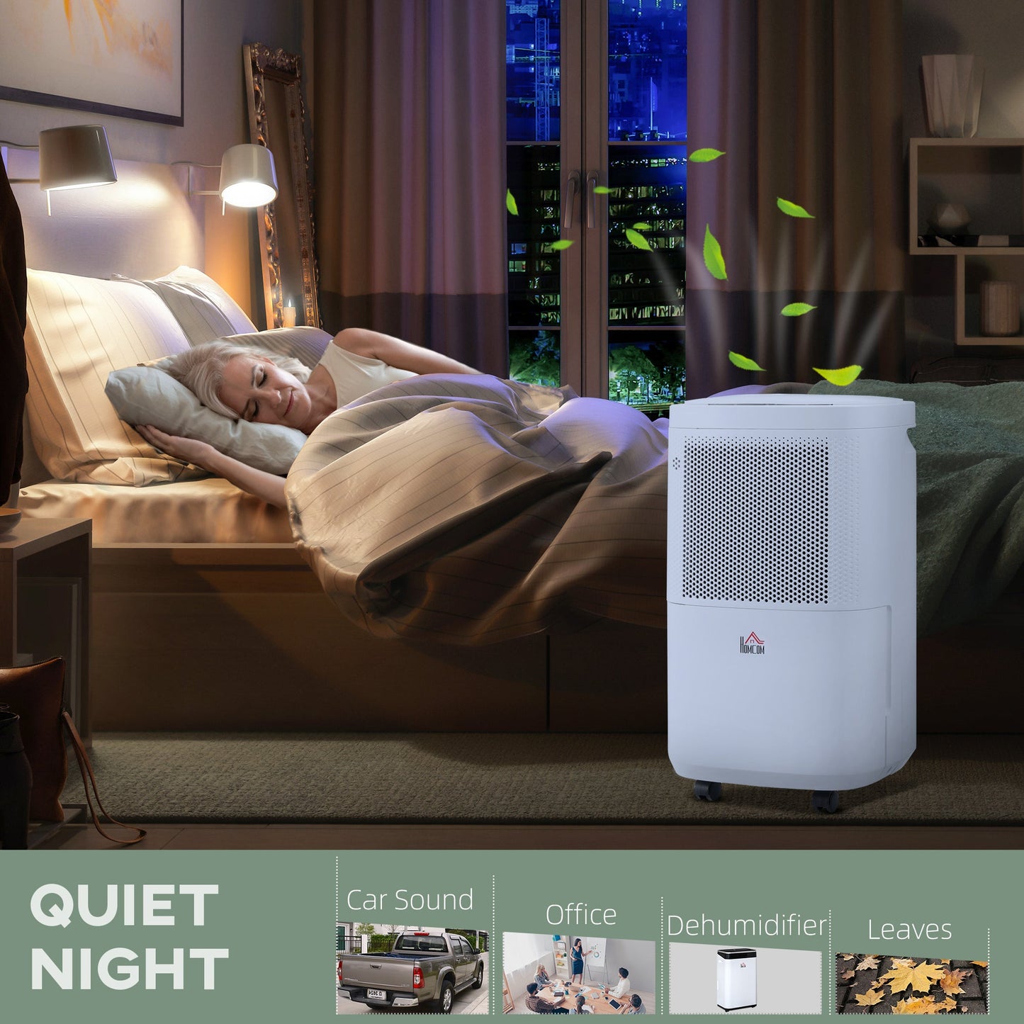Portable Quiet Dehumidifier with WiFi Smart App Control