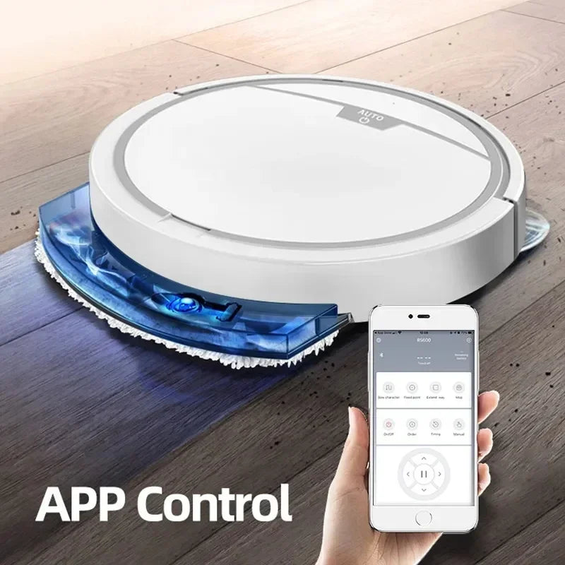 2024 Smart Robot Vacuum & Mop – App Control, 2800Pa Suction