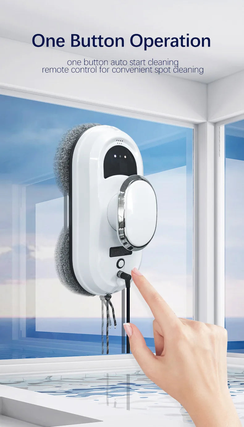 Intelligent Window Cleaning Robot – Remote-Controlled Glass Cleaner