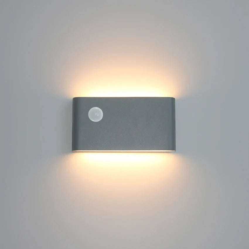 Modern LED Outdoor Wall Lamp – Waterproof Motion Sensor