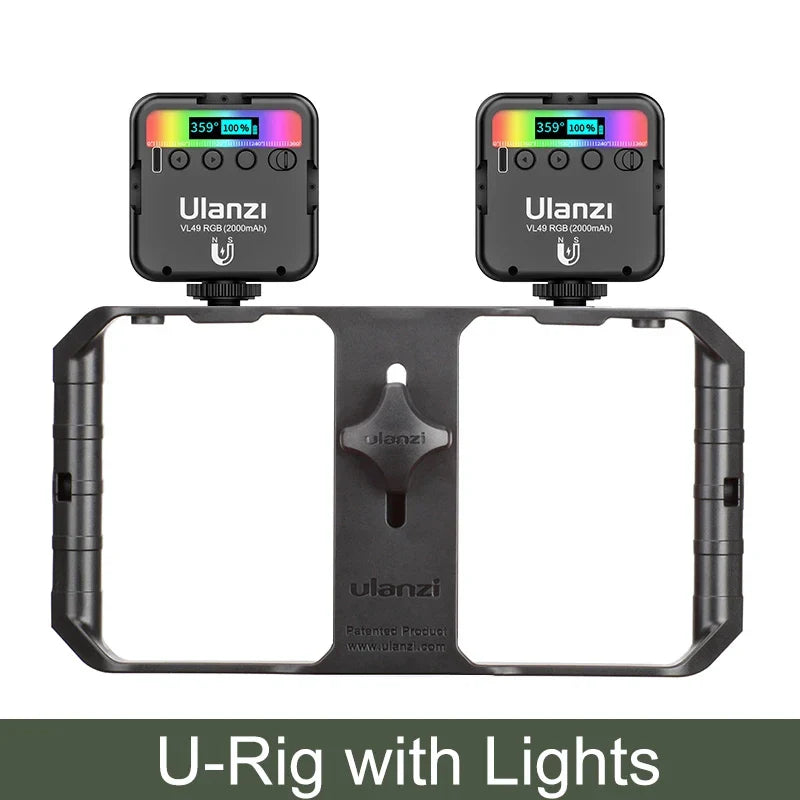 RGB LED Video Light – Magnetic, 2500K–9000K Full Color