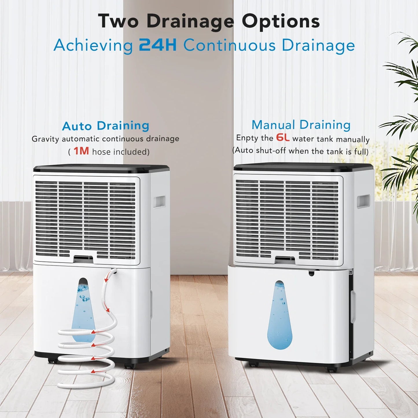 Adoola - 30L/Day Energy-Efficient Smart Dehumidifiers