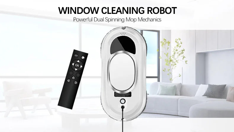 Intelligent Window Cleaning Robot – Remote-Controlled Glass Cleaner