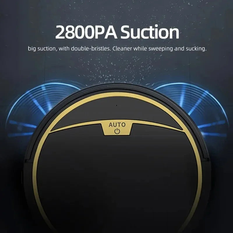 2024 Smart Robot Vacuum & Mop – App Control, 2800Pa Suction
