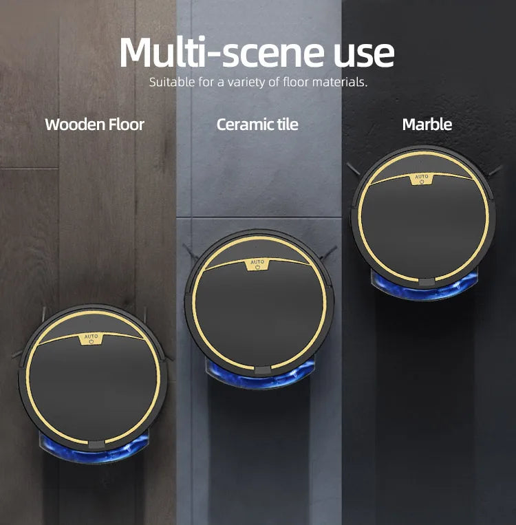 2024 Smart Robot Vacuum & Mop – App Control, 2800Pa Suction