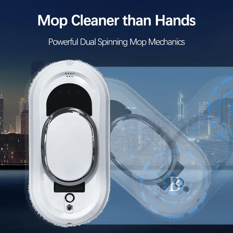 Intelligent Window Cleaning Robot – Remote-Controlled Glass Cleaner