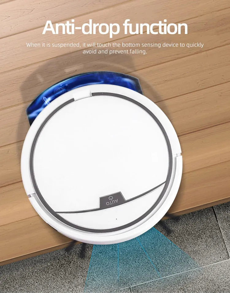 2024 Smart Robot Vacuum & Mop – App Control, 2800Pa Suction