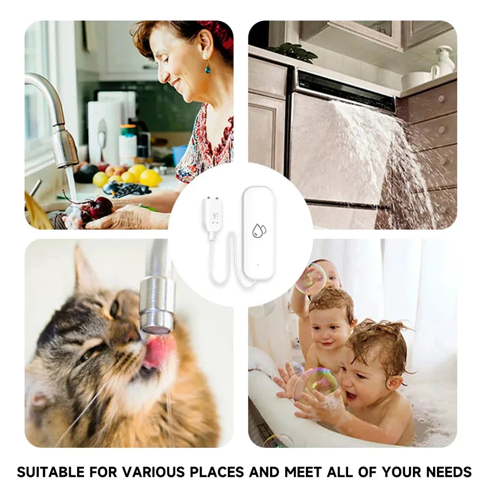 Smart Water Leak Sensor – Home Flood Detection Alarm