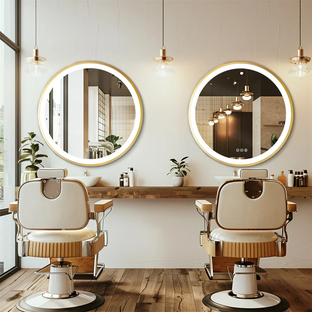 LUVODI LED Bathroom Mirror – Dimmable Anti Fog