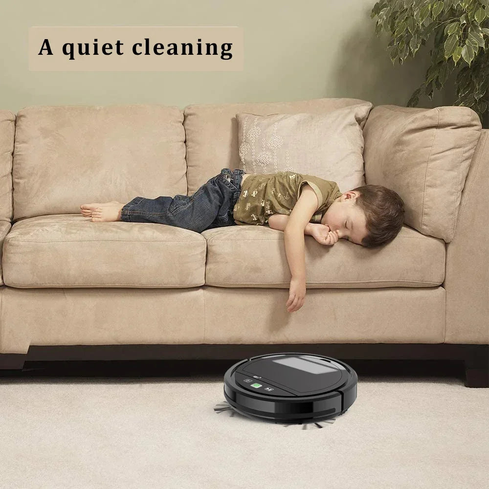 2500Pa Robot Vacuum Cleaner – Auto Recharge & Remote Control