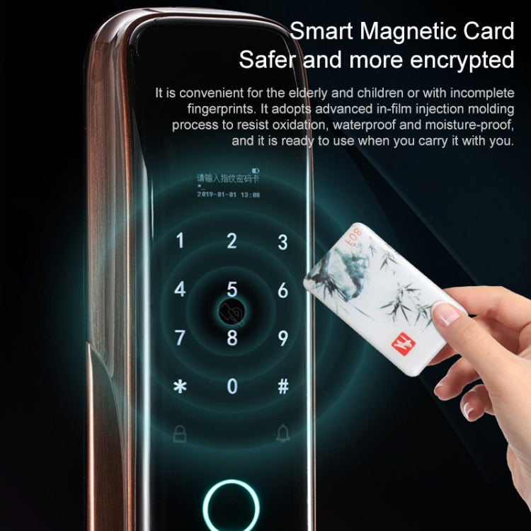 Smart WiFi Anti‑Theft Fingerprint Door Lock with Mobile App Control & Keypad