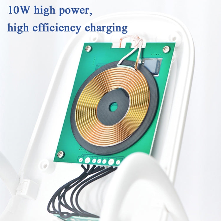 Magnaphon Wireless Charger For IPhone And Other Android Phones, White, Black