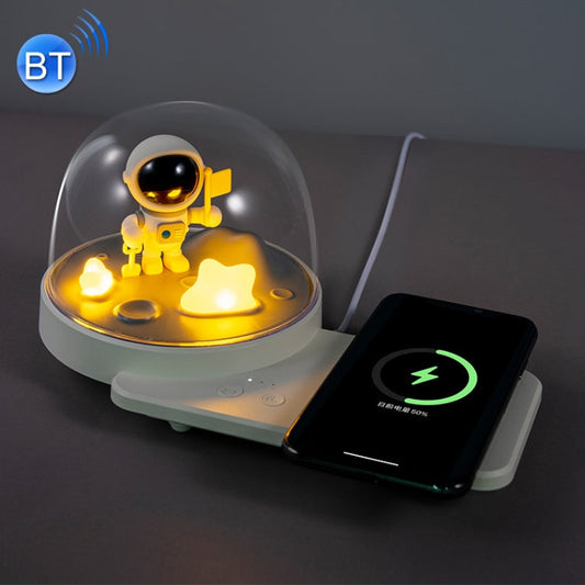 Decorative Table Lamp with Wireless Charging & Bluetooth Speaker