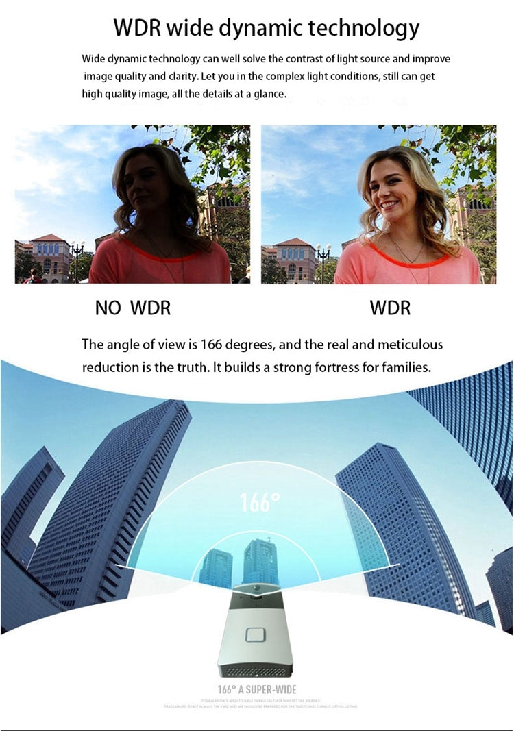 VESAFE M2 Smart WiFi Video Doorbell – 720p