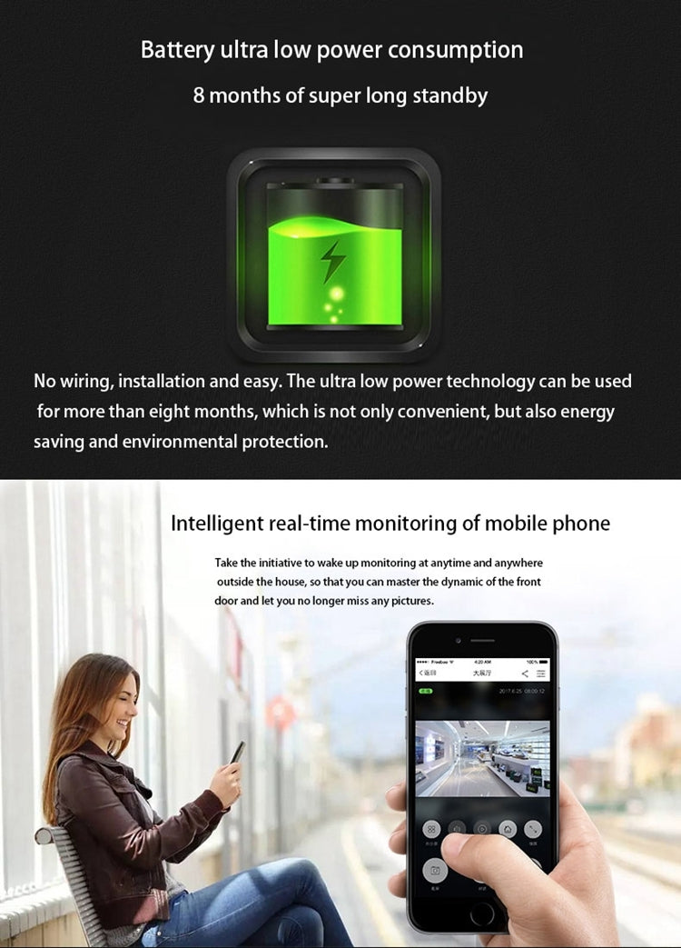 VESAFE M2 Smart WiFi Video Doorbell – 720p