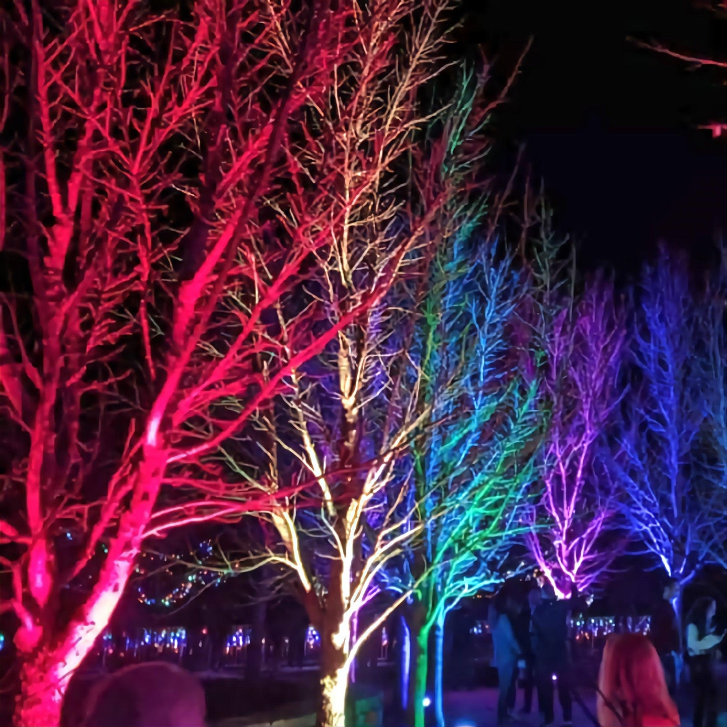 Smart Bluetooth RGB Floodlight – Outdoor LED with Warm White