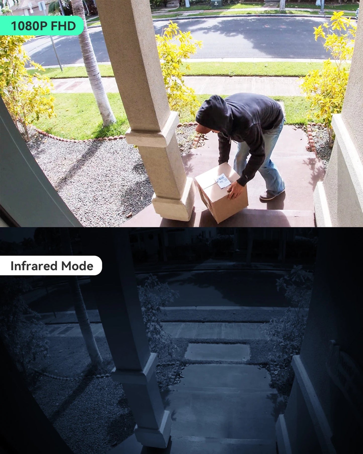 CPVAN 1080P WiFi Video Doorbell – AI Smart Waterproof Security