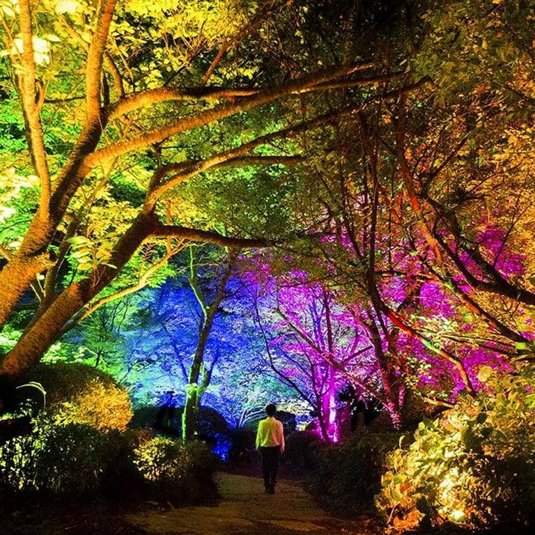 Smart Bluetooth RGB Floodlight – Outdoor LED with Warm White