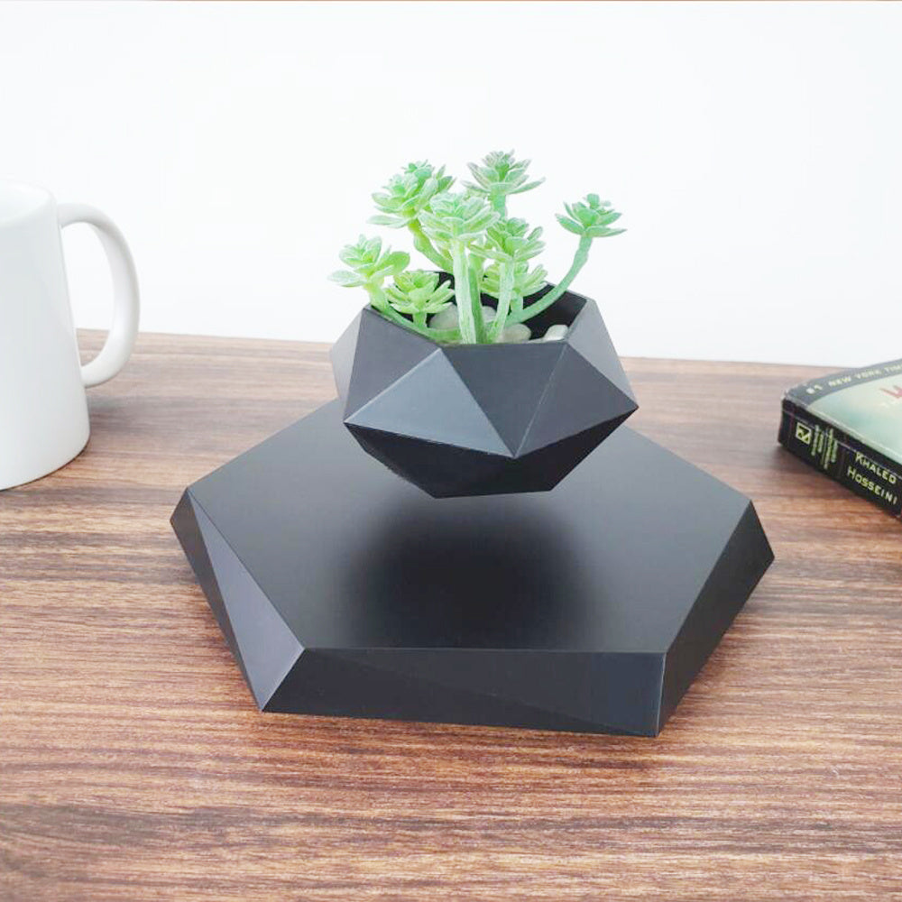 Floating Magnetic Levitating Flower Pot – Unique Home Decor