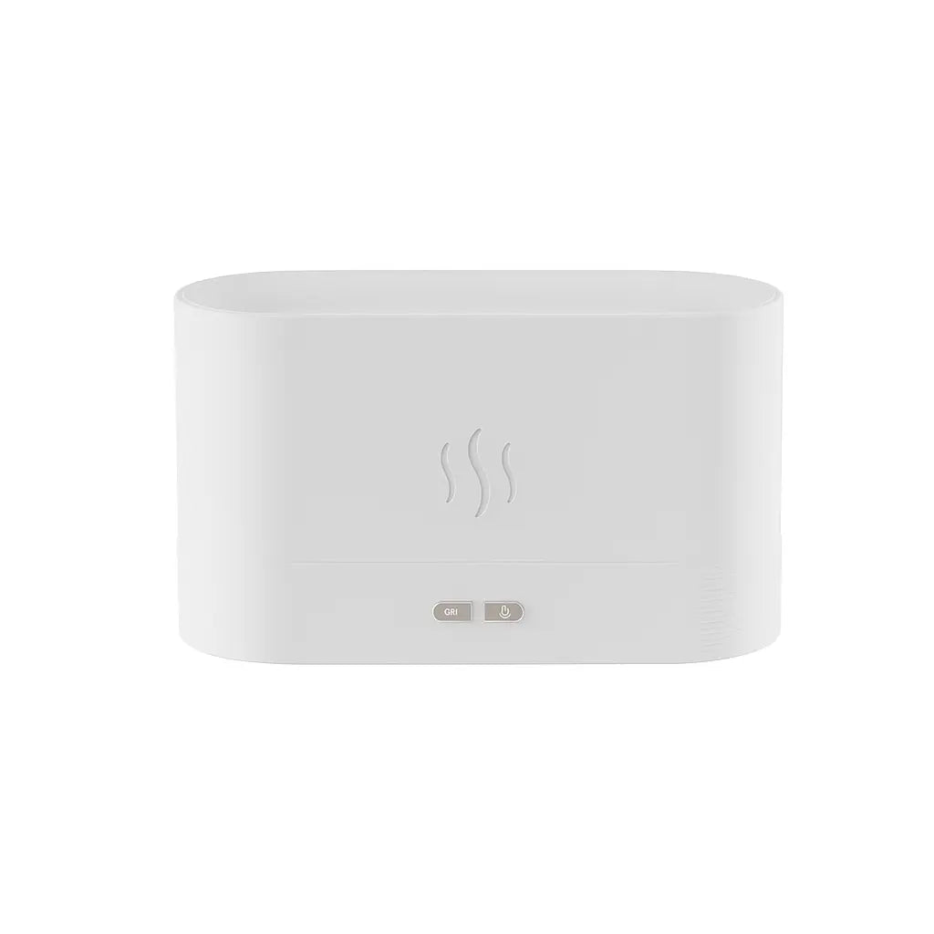 Flame Mist Humidifier & Aroma Diffuser – Relaxing LED Glow