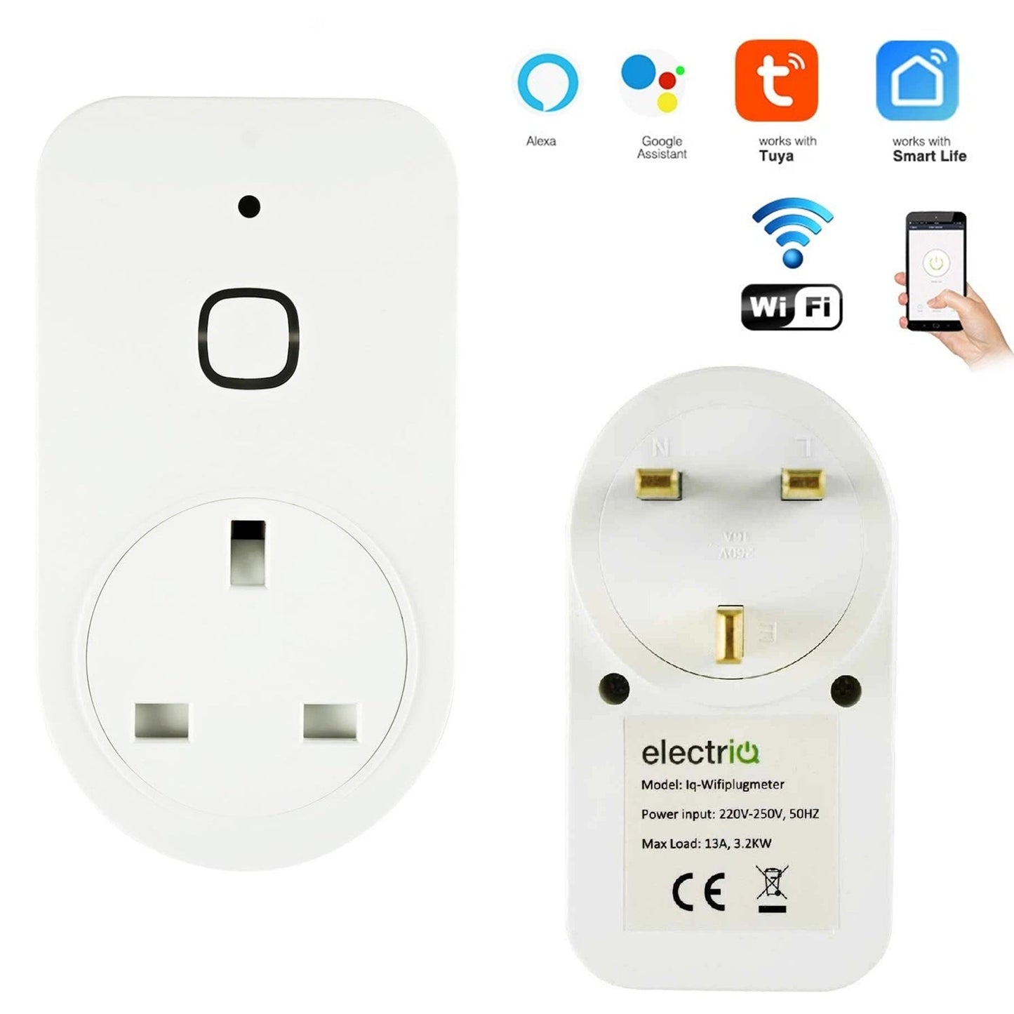 Tuya Smart Plug – Energy Monitoring & Voice Control